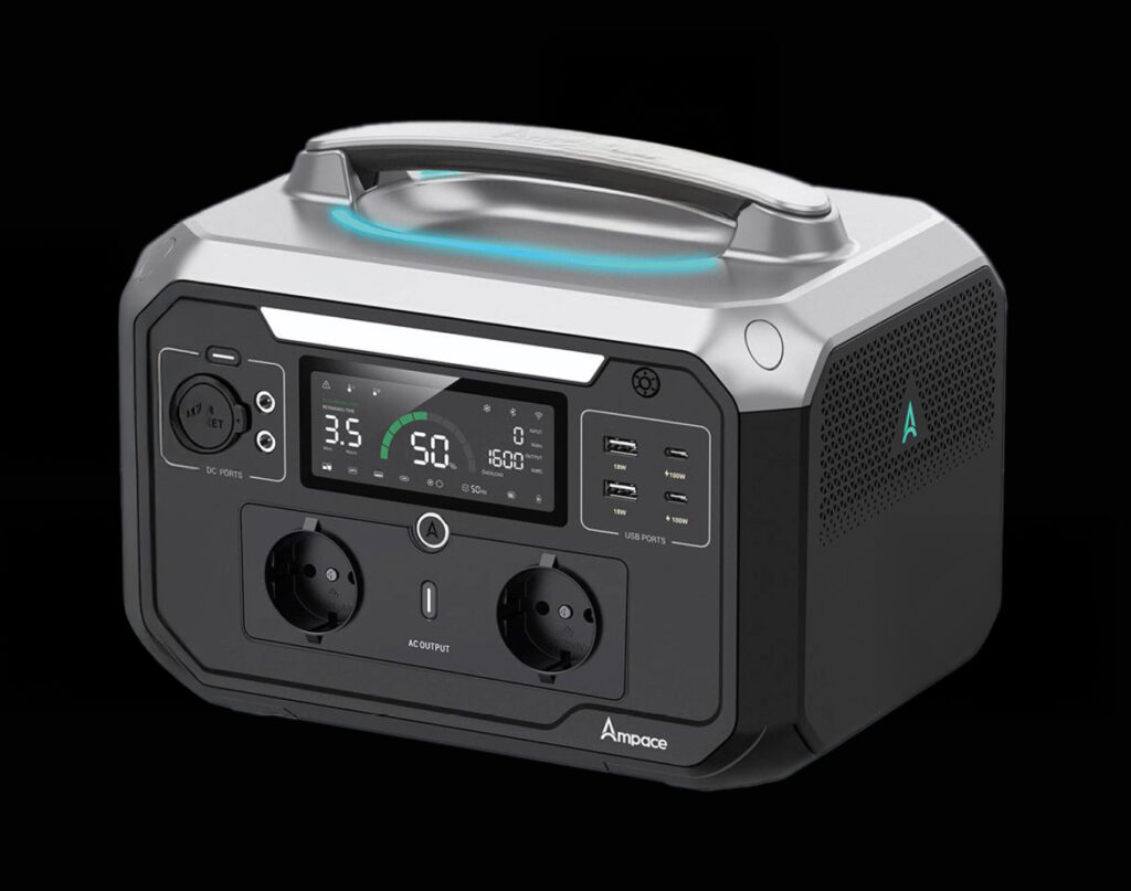Batteriespeicher - BLACKGLAS Ampace Andes 600 PRO